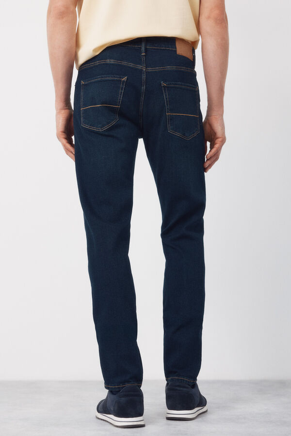Cortefiel Pantal&oacute;n vaquero slim fit Azul marino
