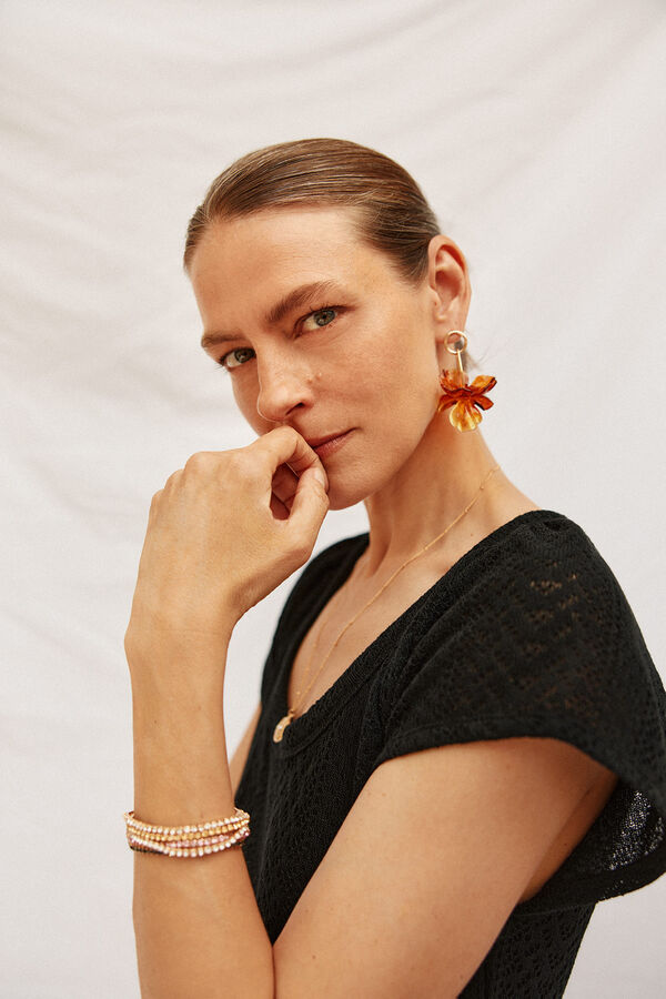 Cortefiel Vestido estructurado Negro