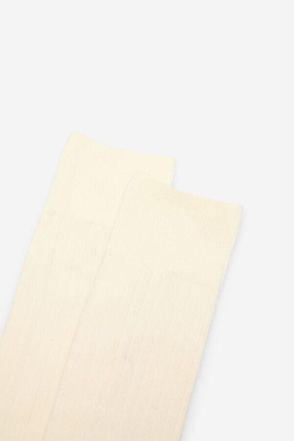 Cortefiel Calcet&iacute;n COOLMAX&reg; liso Beige