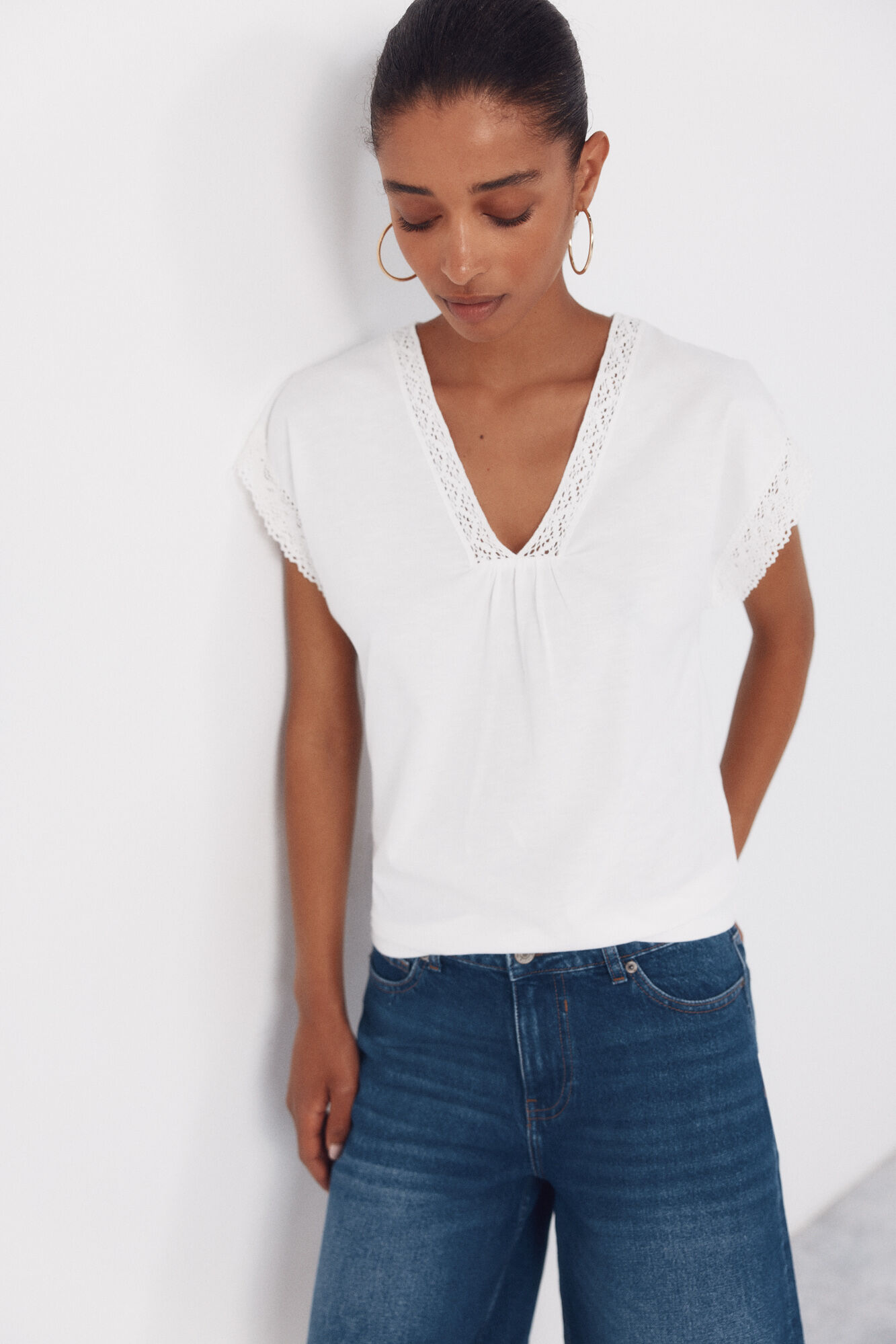 Cortefiel Playera slub pasamaner&iacute;a