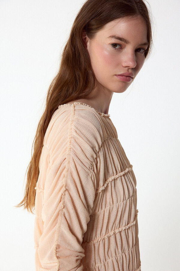 Slowlove Top con frunces Arena