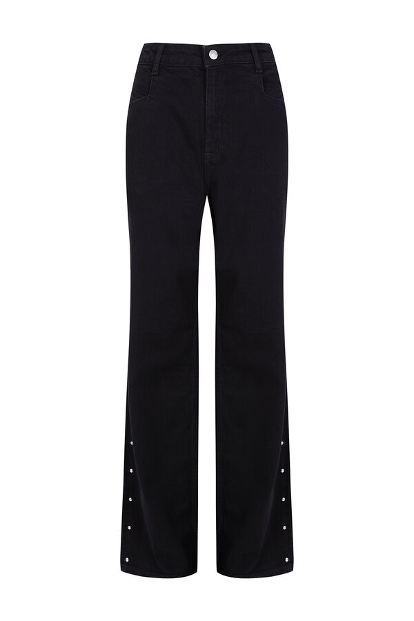 Slowlove Jeans con tachas Negro