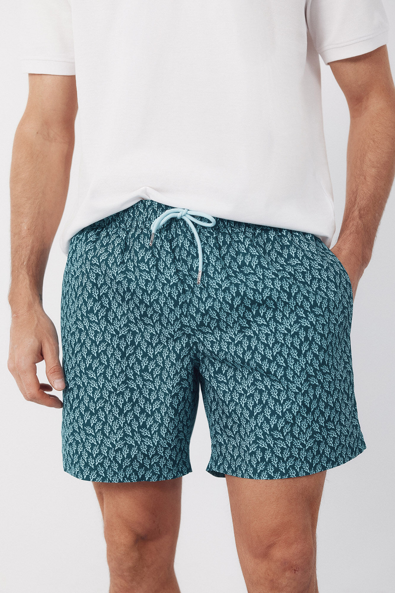 Cortefiel Ba&ntilde;ador estampado algas peque&ntilde;as