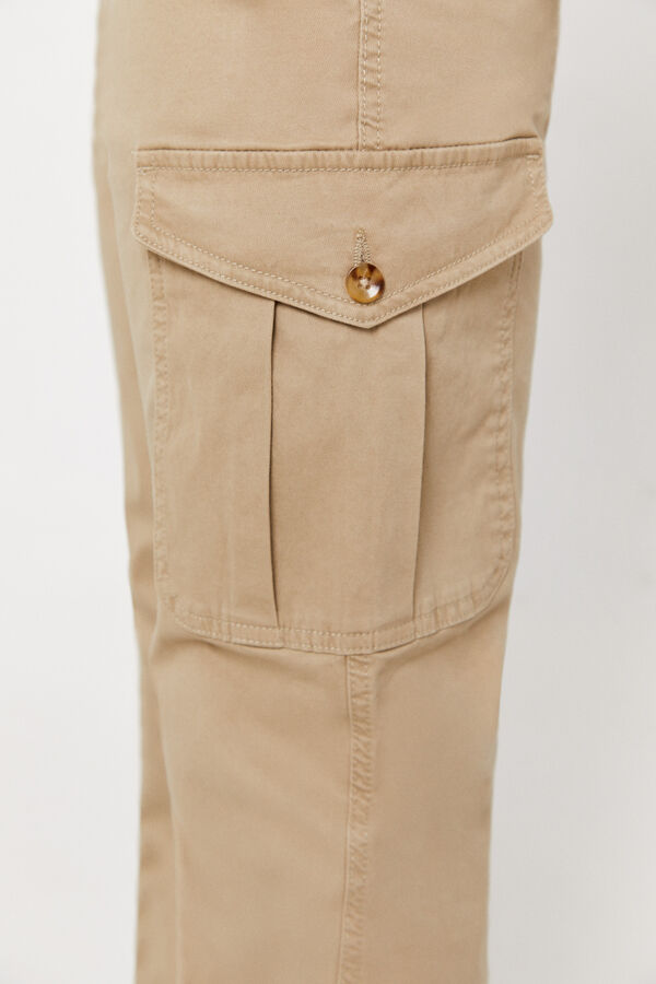 Cortefiel Pantal&oacute;n cargo Beige