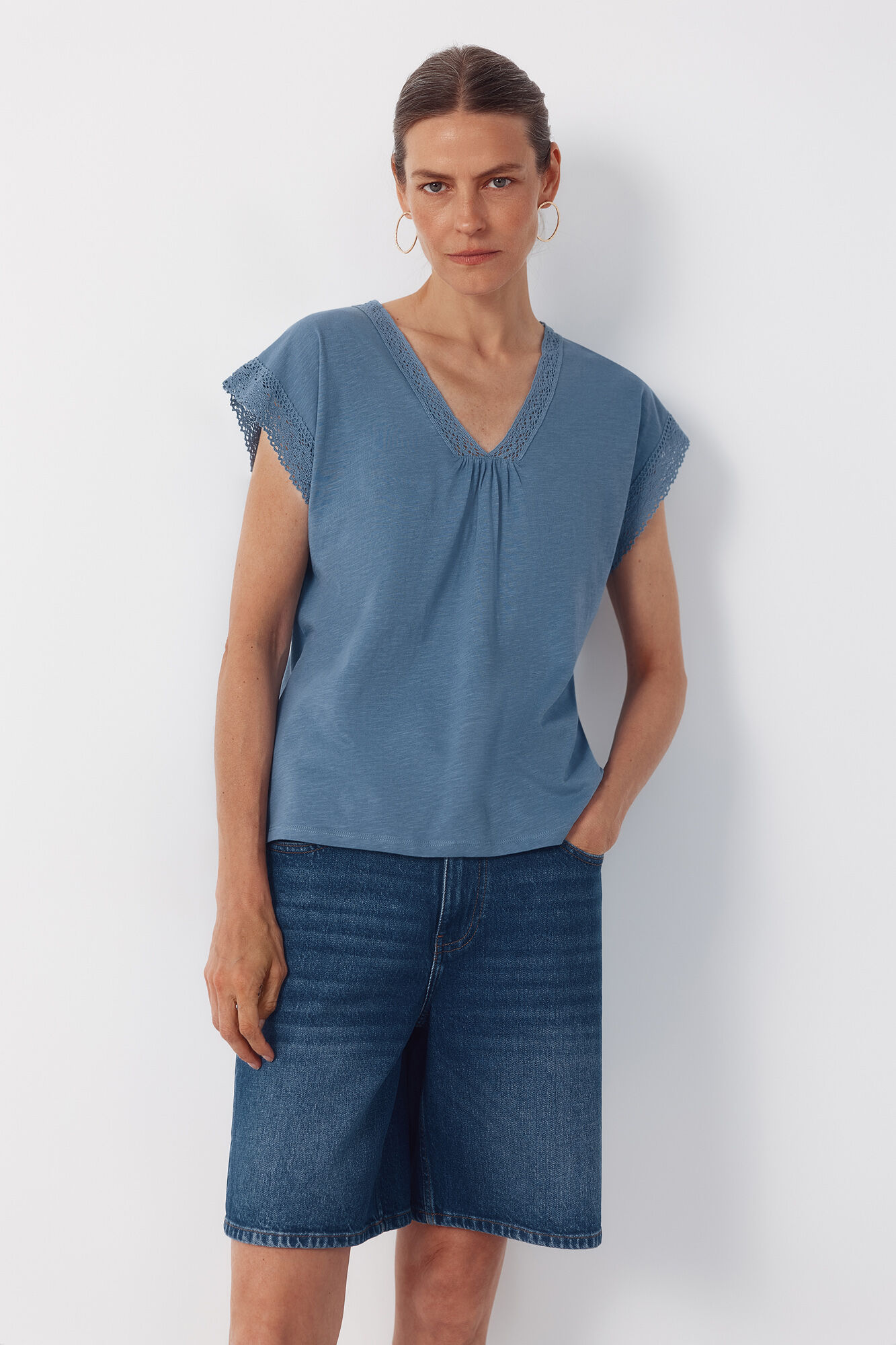 Cortefiel Playera slub pasamaner&iacute;a