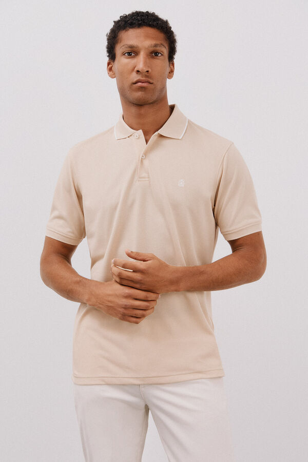 Cortefiel Polo coolmax&reg;  Beige