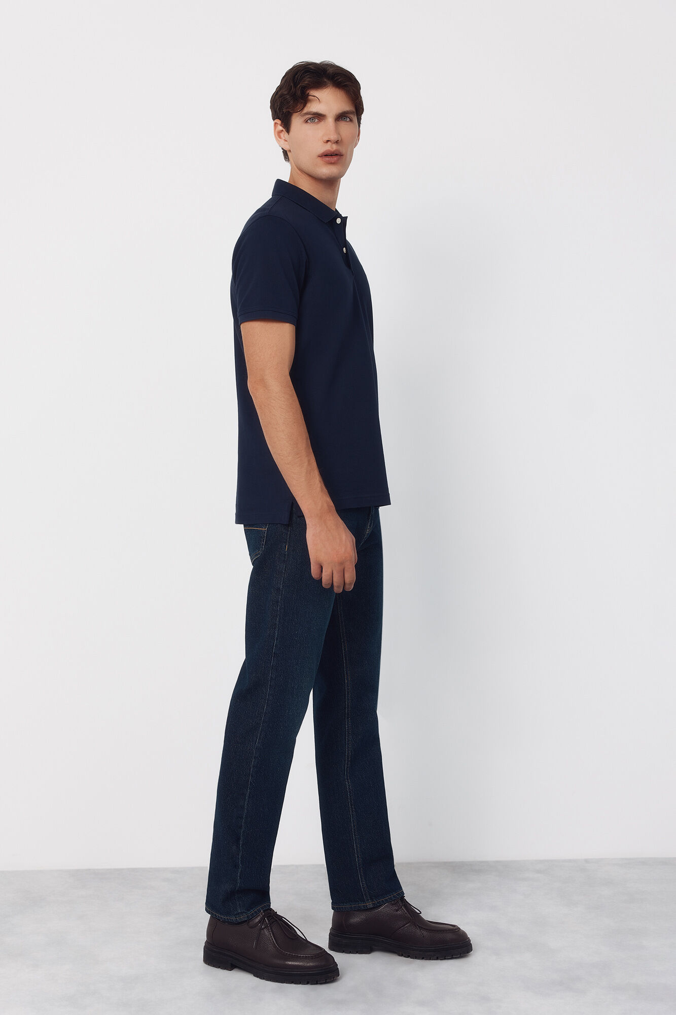 Cortefiel Polo b&aacute;sico piqu&eacute; slim