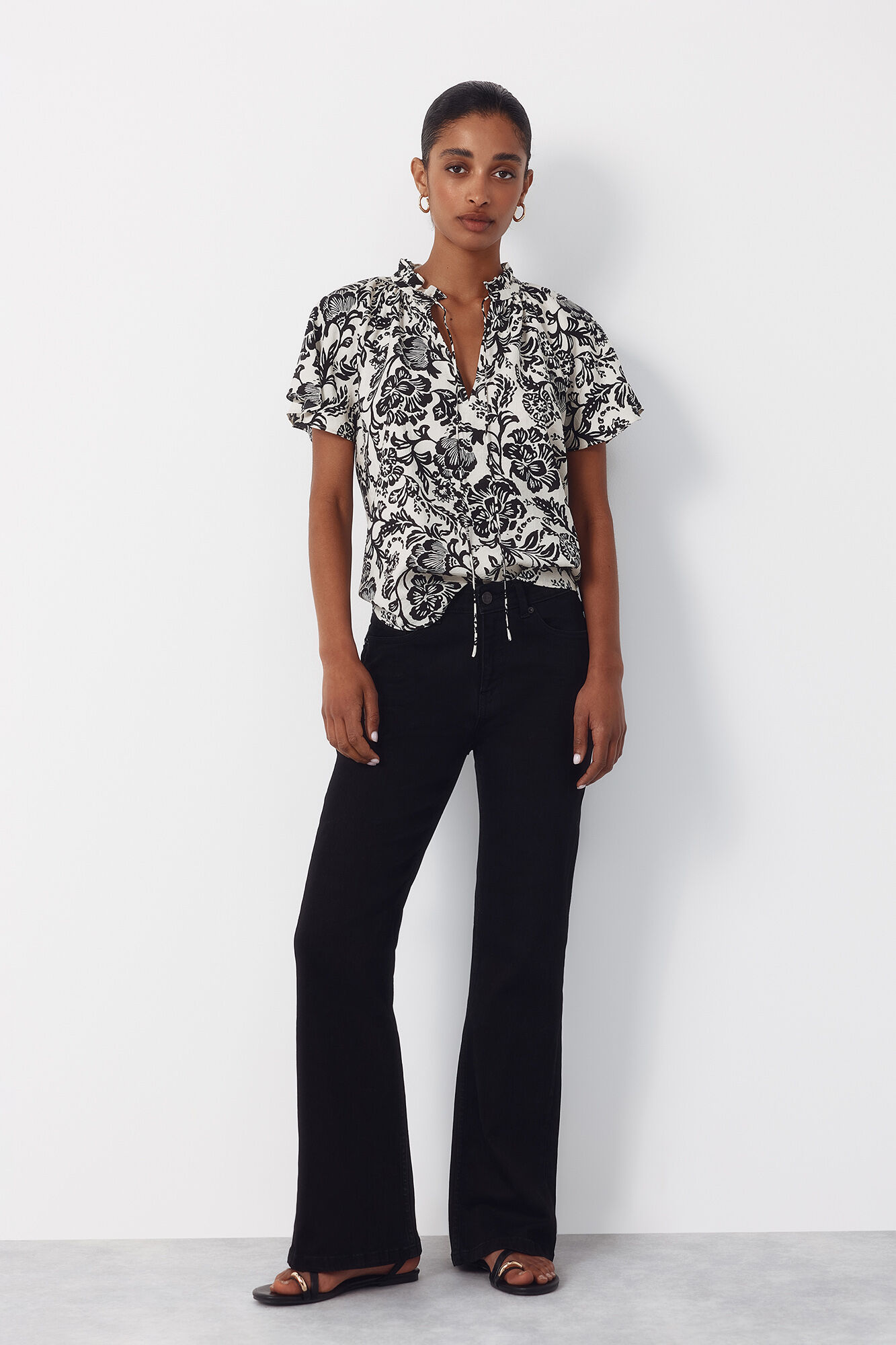 Cortefiel Blusa manga rangl&aacute;n