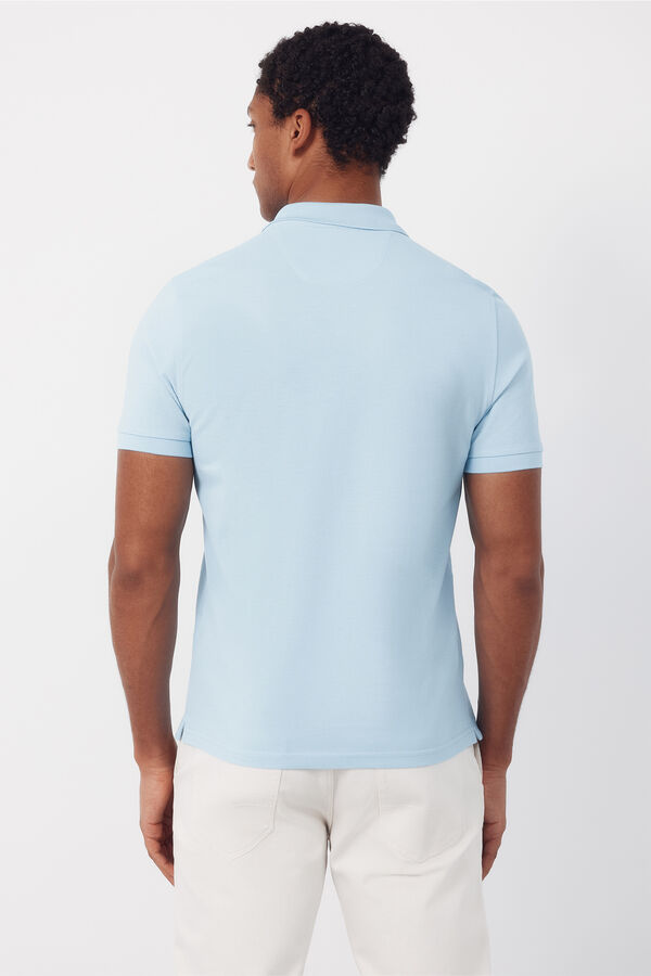Cortefiel Polo bordado Azul