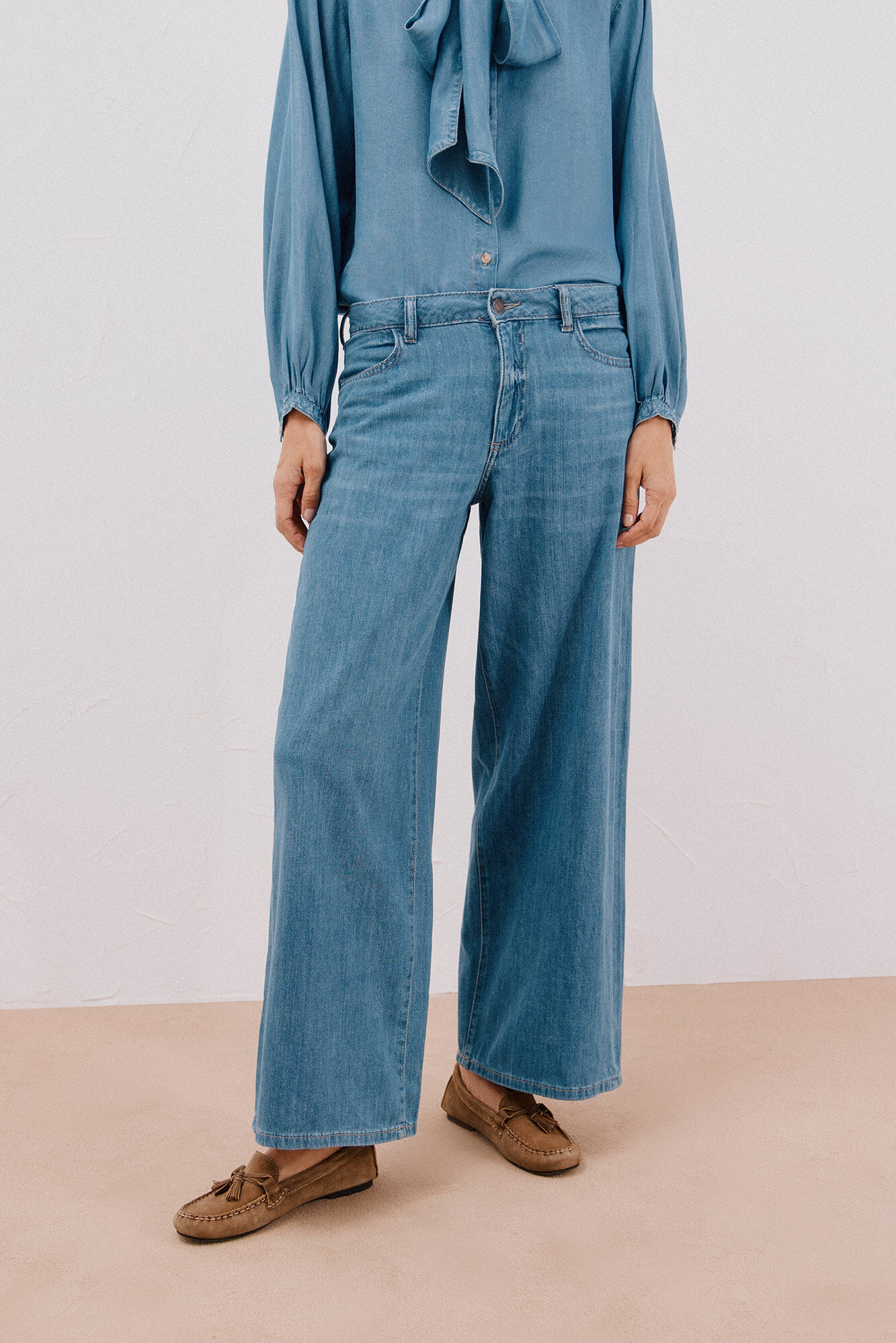 Cortefiel Jeans long palazzo 
