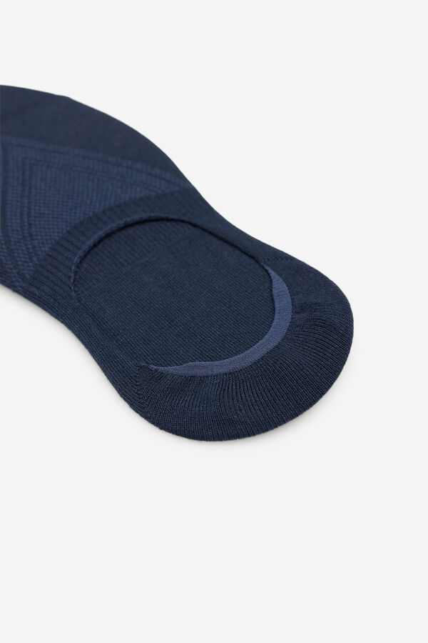 Cortefiel Calcet&iacute;n COOLMAX&reg; invisible Azul marino