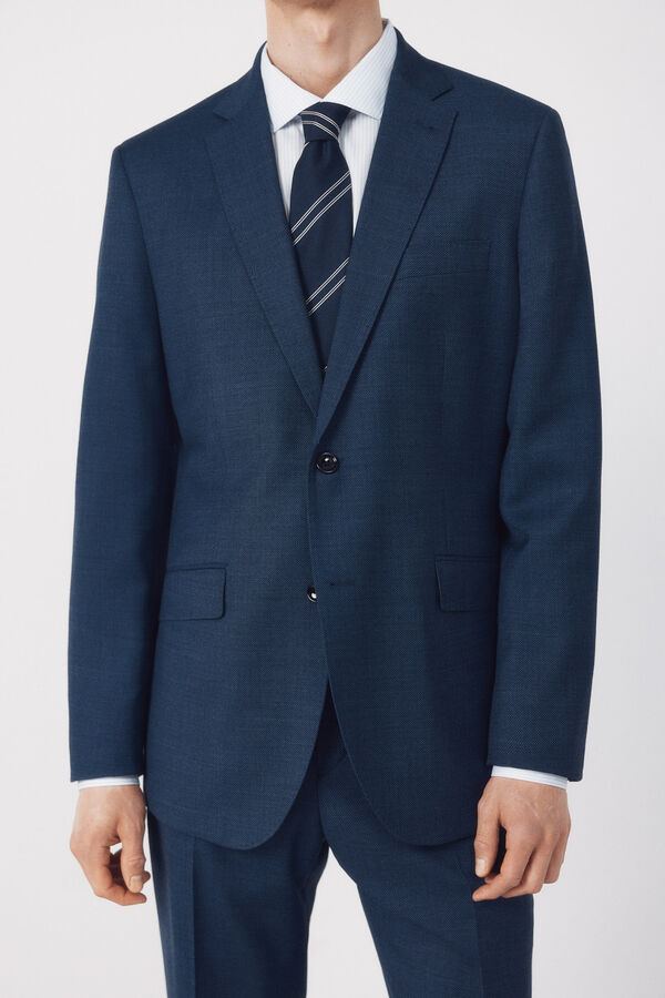 Cortefiel Americana traje ojo de perdiz coolmax&reg; Azul oscuro