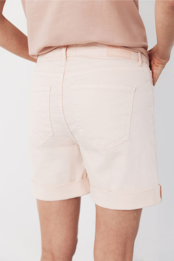 Cortefiel Shorts de mezclilla color Rosa