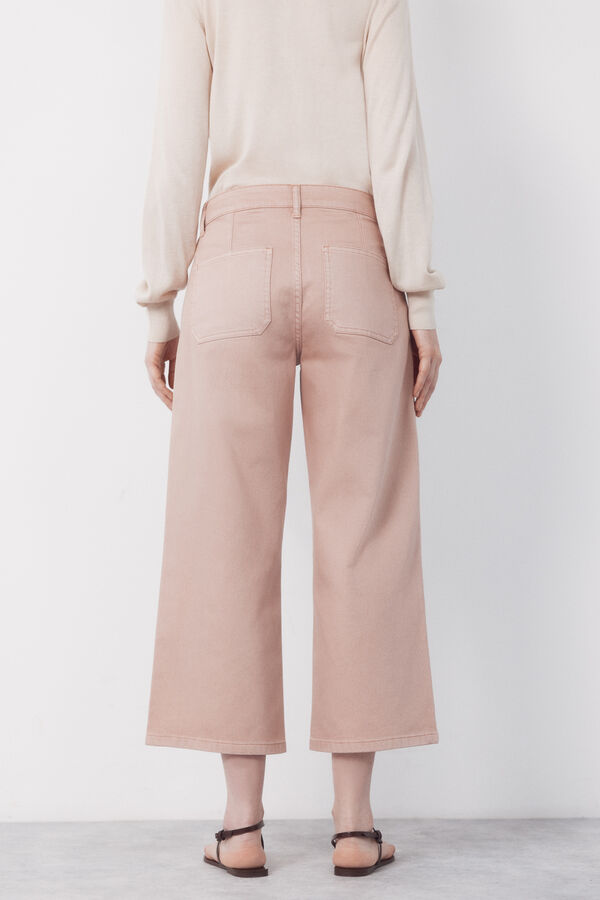 Cortefiel Jeans marine con bolsillos Rosa