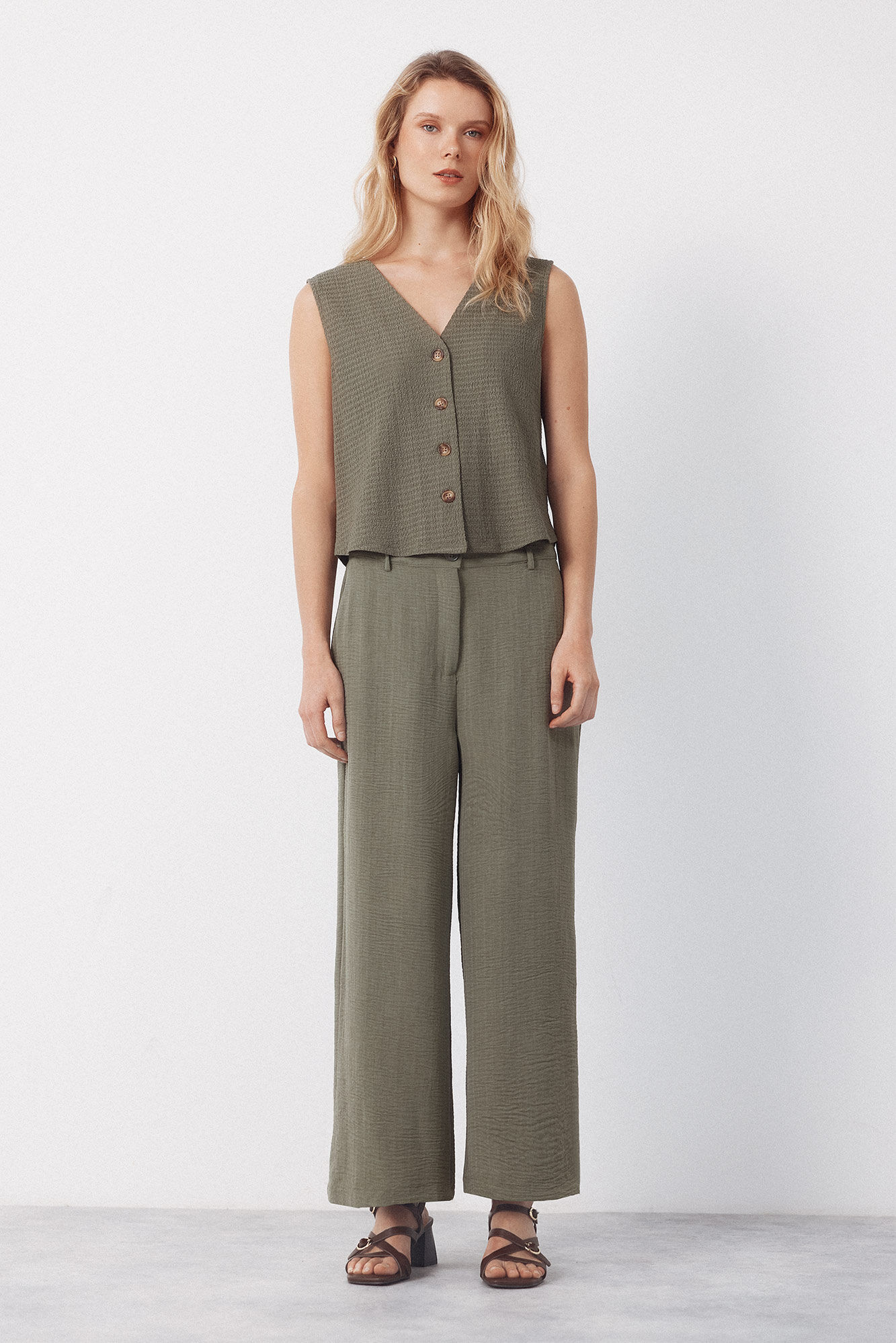 Cortefiel Pantal&oacute;n con textura