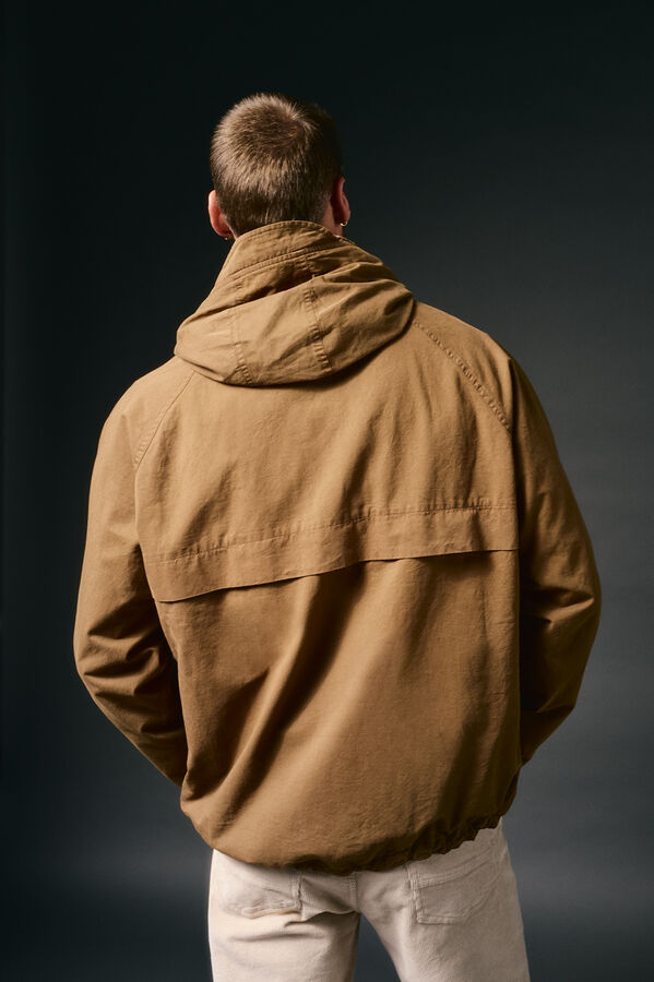 OOTO Parka corta algod&oacute;n Marr&oacute;n