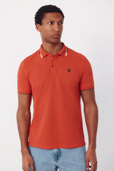 Cortefiel Polo con tips Coral
