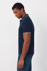 Cortefiel Polo con tips Azul marino
