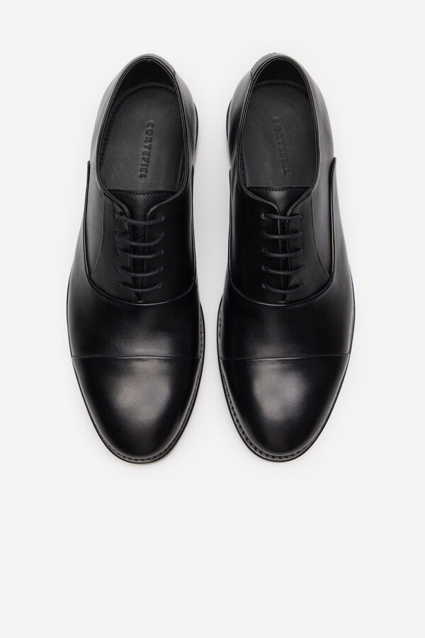 Cortefiel Zapato de vestir con cordones Negro