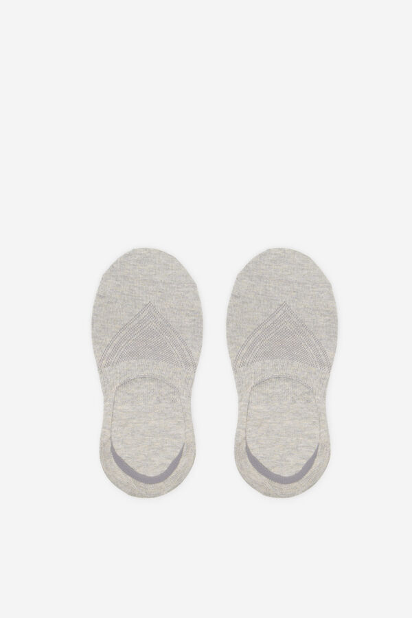 Cortefiel Calcet&iacute;n invisible coolmax Gris
