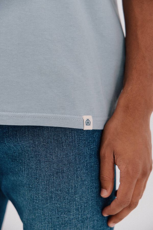 Cortefiel Camiseta b&aacute;sica Azul