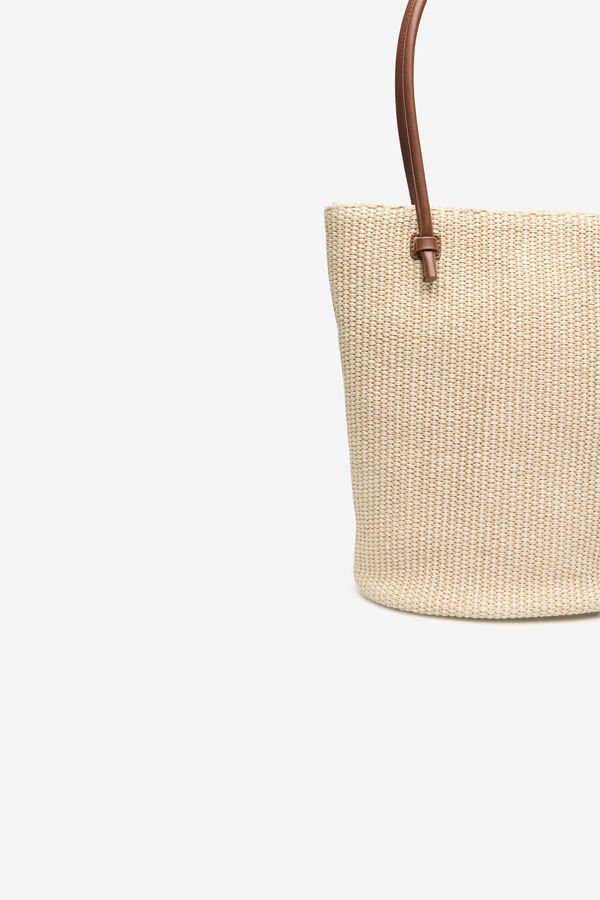 Cortefiel Bolsa shopper de rafia Arena