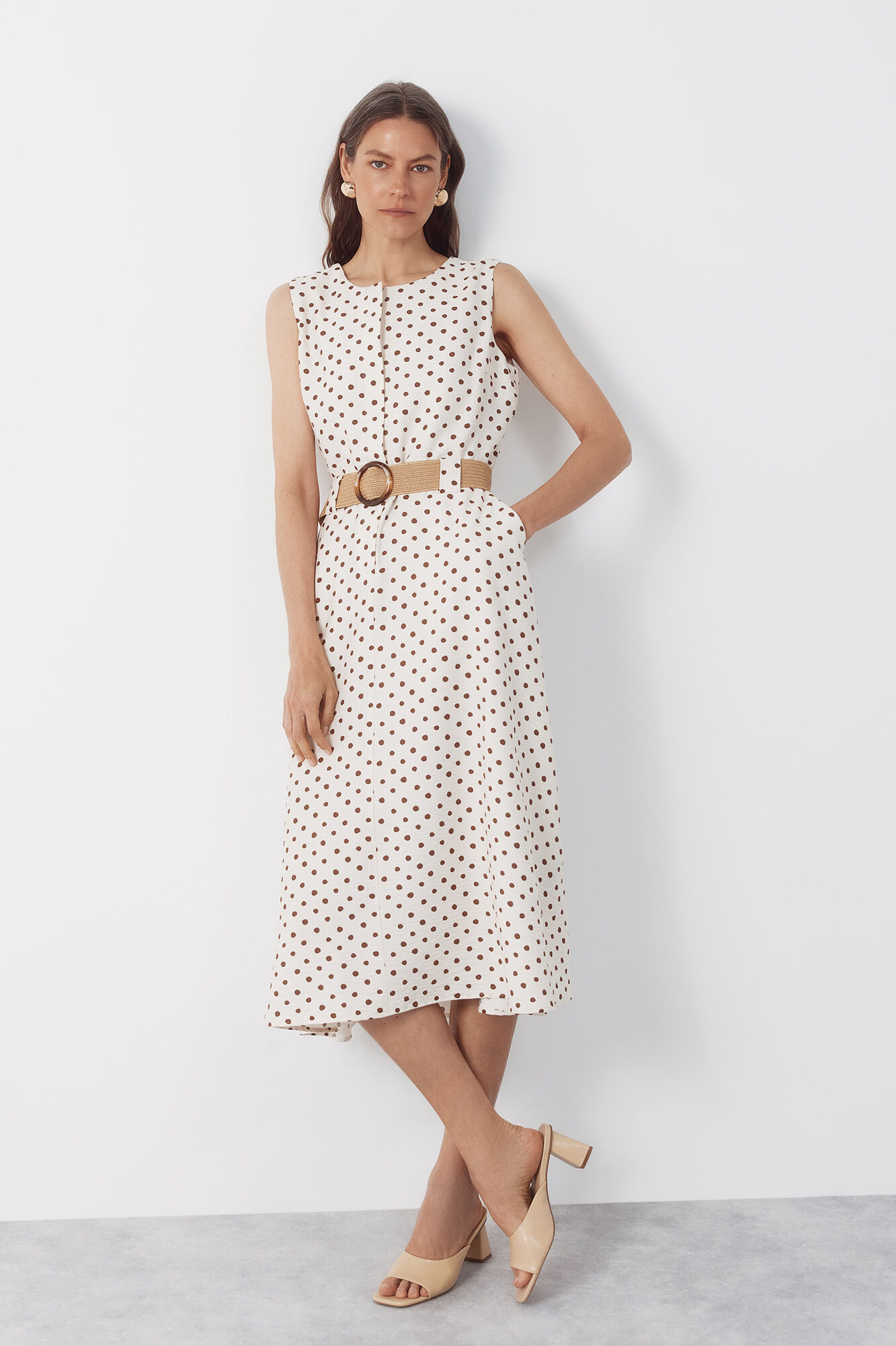 Cortefiel Vestido con vuelo