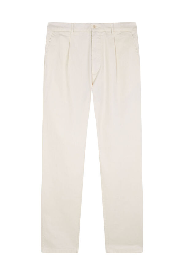 OOTO Chino con pinzas regular Marfil