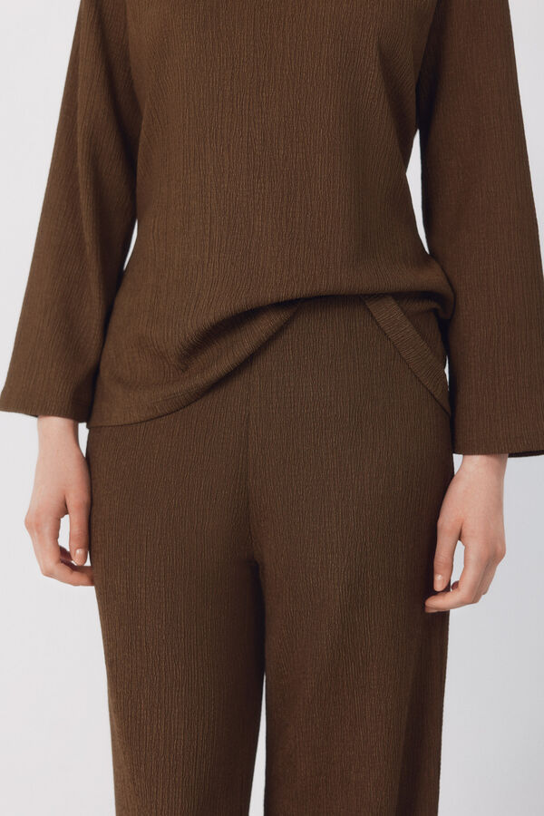 Cortefiel Pantal&oacute;n de tejido Kaki