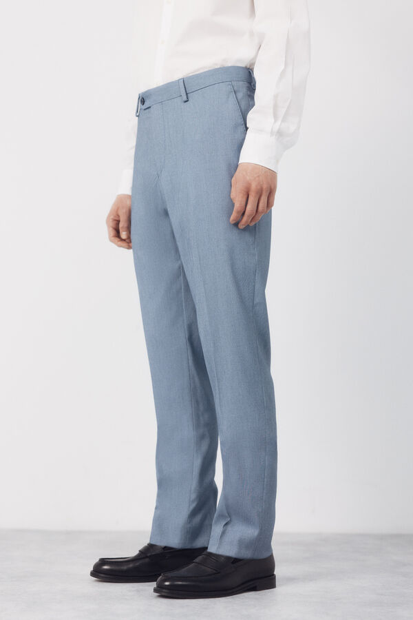 Cortefiel Pantal&oacute;n traje serreta Serie XXI azul Azul