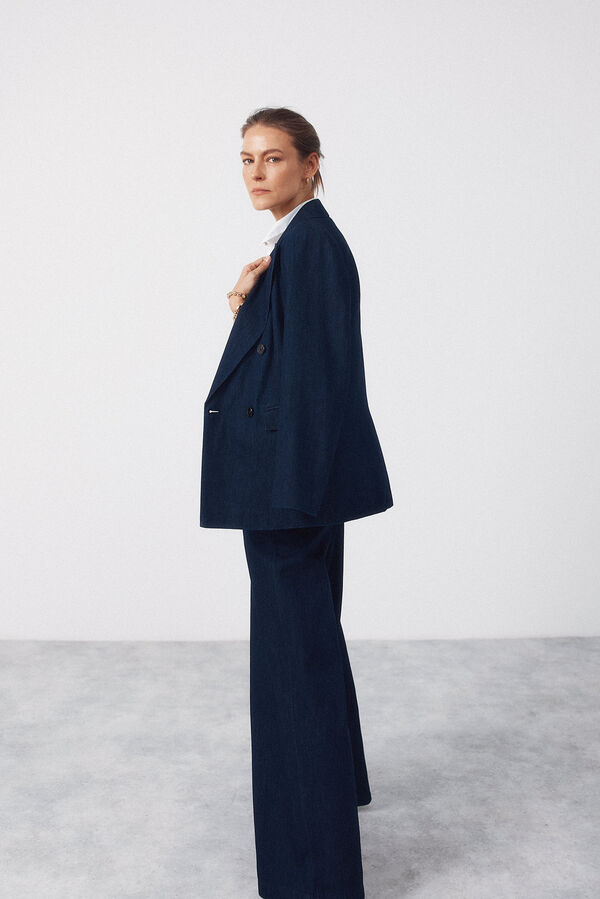 Cortefiel Blazer corte sastre Azul