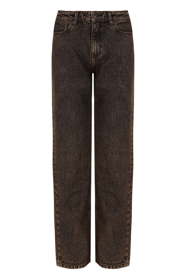 Slowlove Jeans marr&oacute;n Overdye Gris