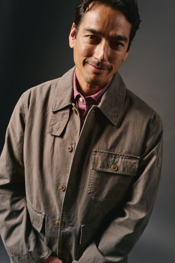 OOTO Cazadora worker cuello pana Kaki