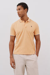 Cortefiel Polo piqu&eacute; tips Amarillo