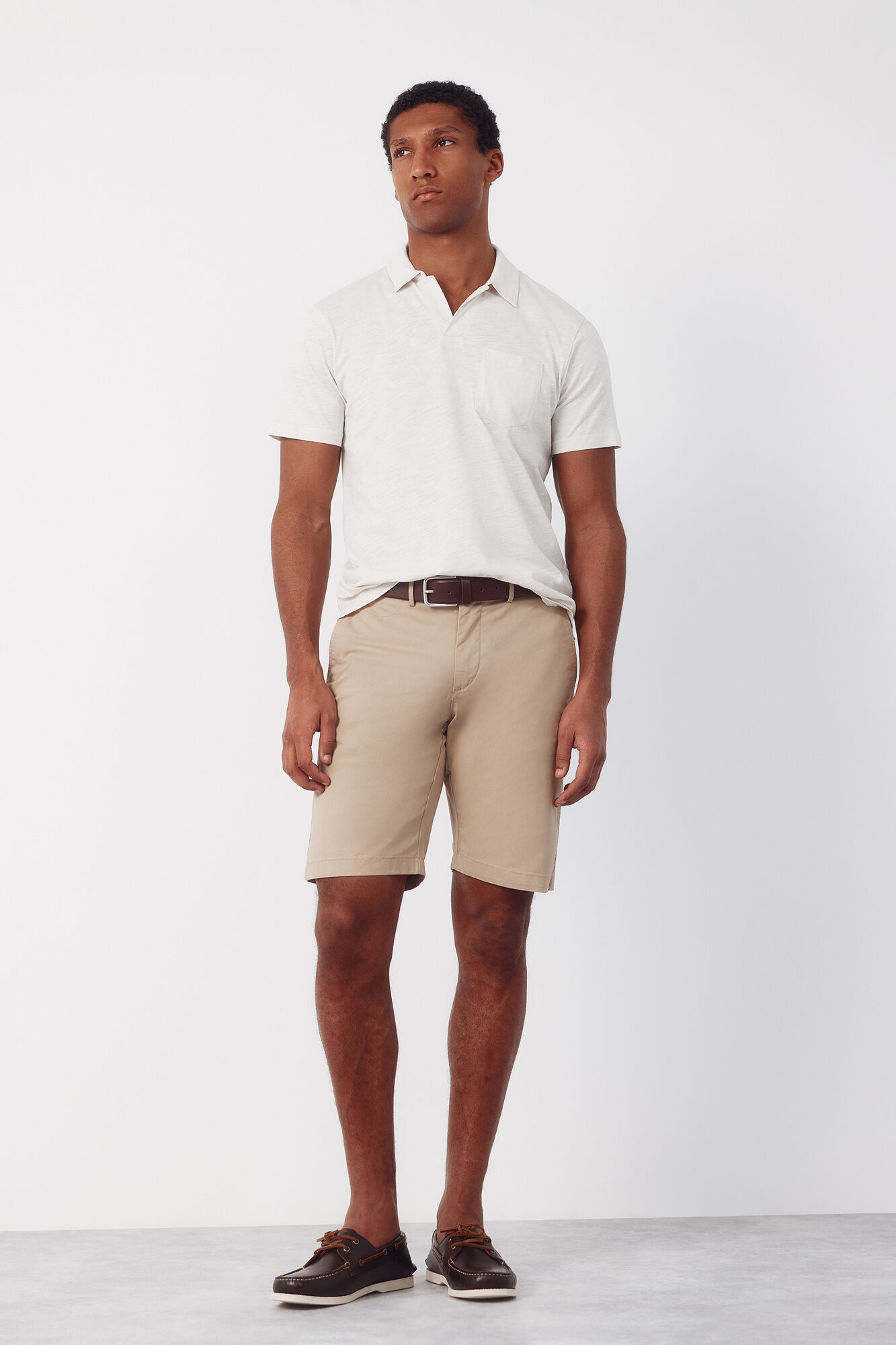 Cortefiel Polo liso slub