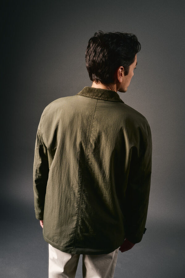 OOTO Cazadora cuatro bolsillos Kaki