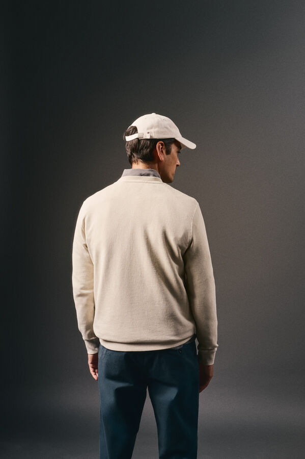 OOTO Sudadera b&aacute;sica Beige