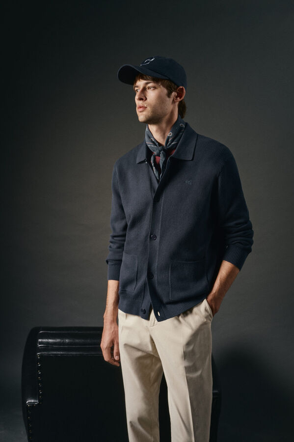 OOTO Chaqueta con botones Azul marino