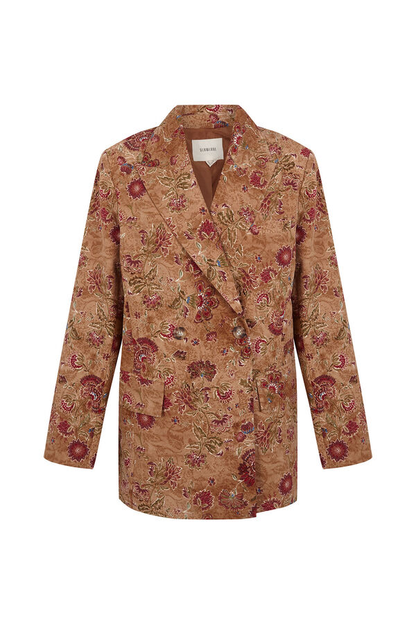 Slowlove Blazer oversized estampada Multicolor