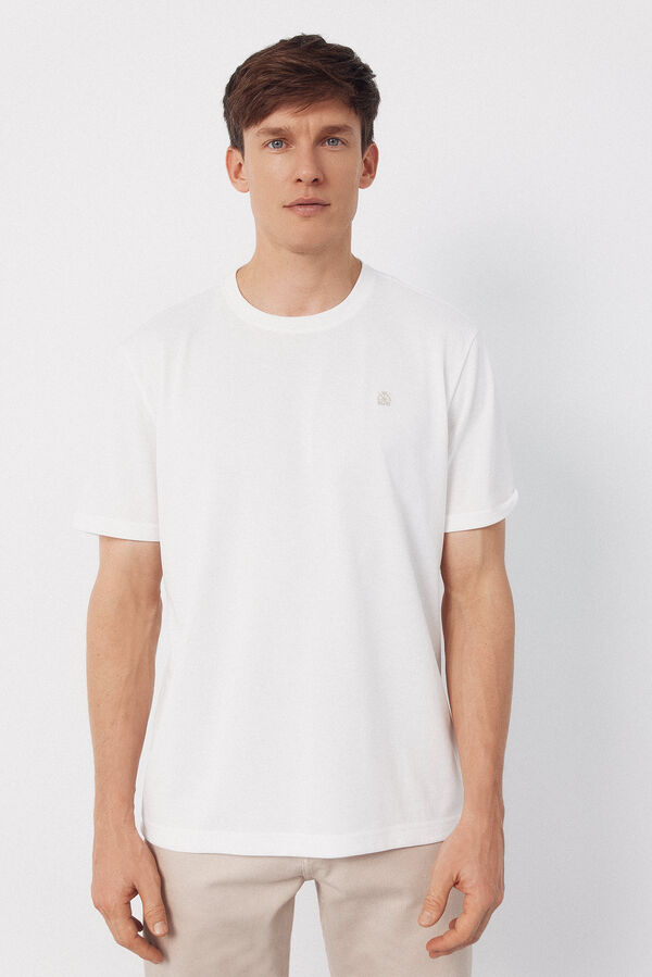 Cortefiel Camiseta COOLMAX&reg; Blanco