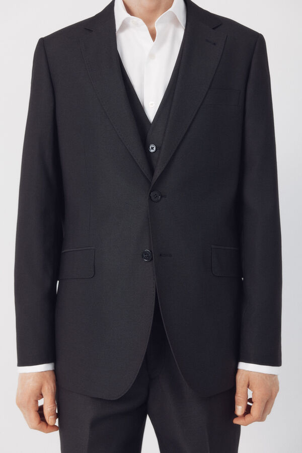 Cortefiel Americana traje estructura Serie XXI Gris oscuro