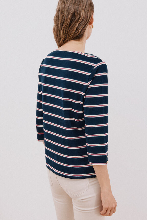 Cortefiel Playera de algod&oacute;n Multicolor