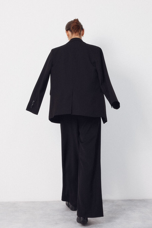 Cortefiel Pantal&oacute;n sastre con botones Negro