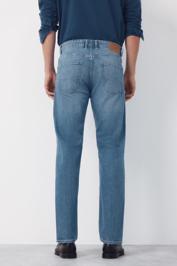 Cortefiel Pantal&oacute;n vaquero ligero regular fit Azul