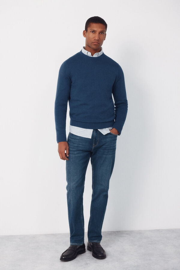 Cortefiel Pantal&oacute;n vaquero ligero regular fit Azul