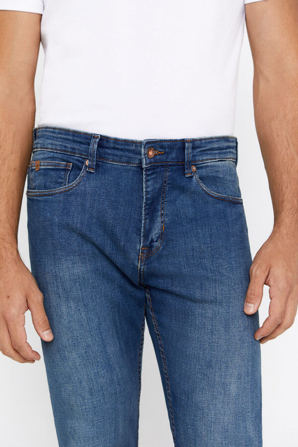 Cortefiel Pantal&oacute;n denim slim fit dynamic Azul
