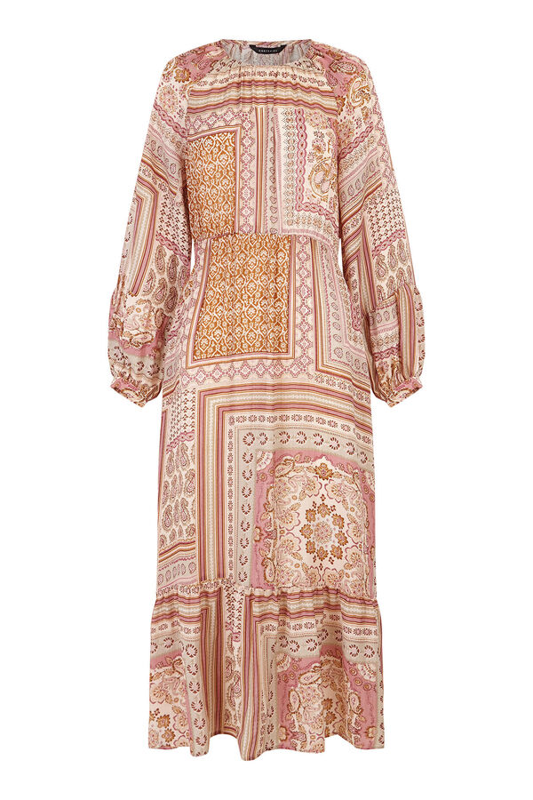 Cortefiel Vestido estampado Estampado morado