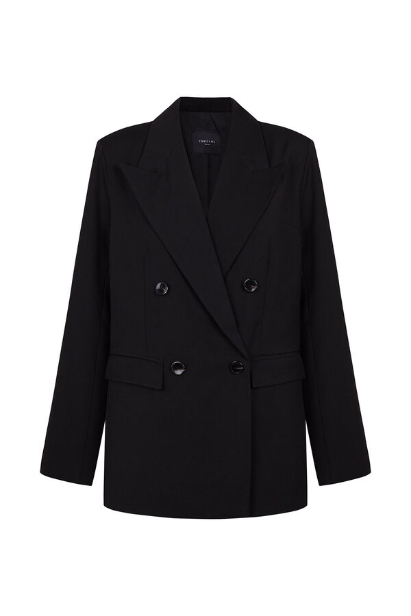 Cortefiel Blazer negro Negro