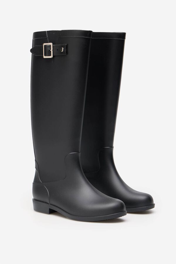 Cortefiel Bota de agua Negro