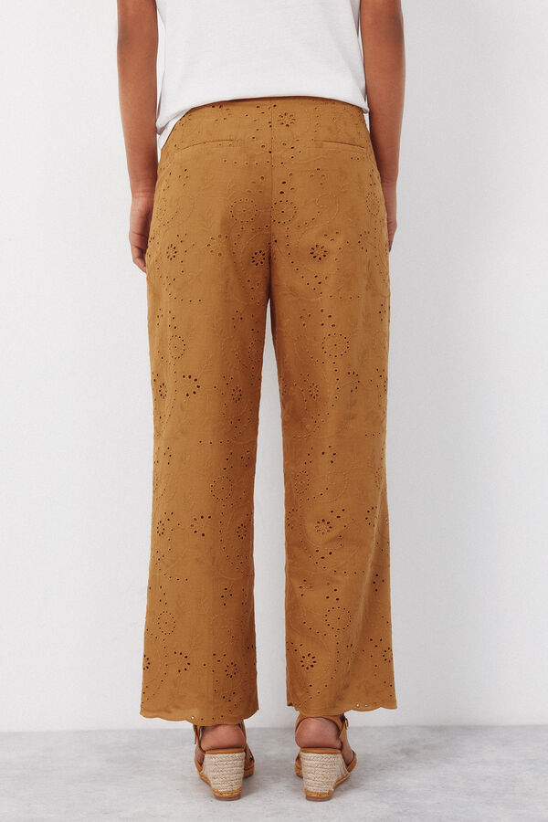 Cortefiel Pantal&oacute;n de sangalo Dorado